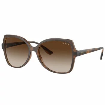 Vogue Women's Dual Tone Brown Sunglasses VO5488S Gradient Lenses Injected Frame — image 8