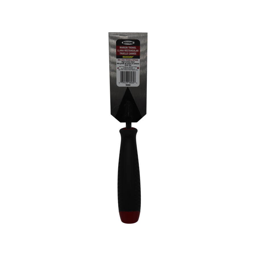 Hyde Margin Trowel - 51 x 127mm - High Carbon Steel - Ergonomic Handle - SuperSaverAU - view 1