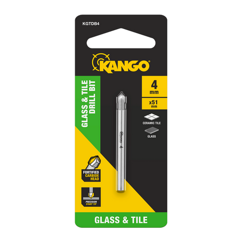 Kango 4mm Glass and Tile Drill Bit - Carbide Head - Precision Start Tip - SuperSaverAU - view 1
