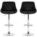 Artiss Black Gaslift Swivel Barstool 2 Pack - SuperSaverAU - view 2