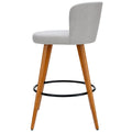 Artiss Grey Wooden Barstool 2 Pack - SuperSaverAU - view 4
