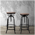 Artiss Retro Rustic Vintage Barstool - SuperSaverAU - view 6