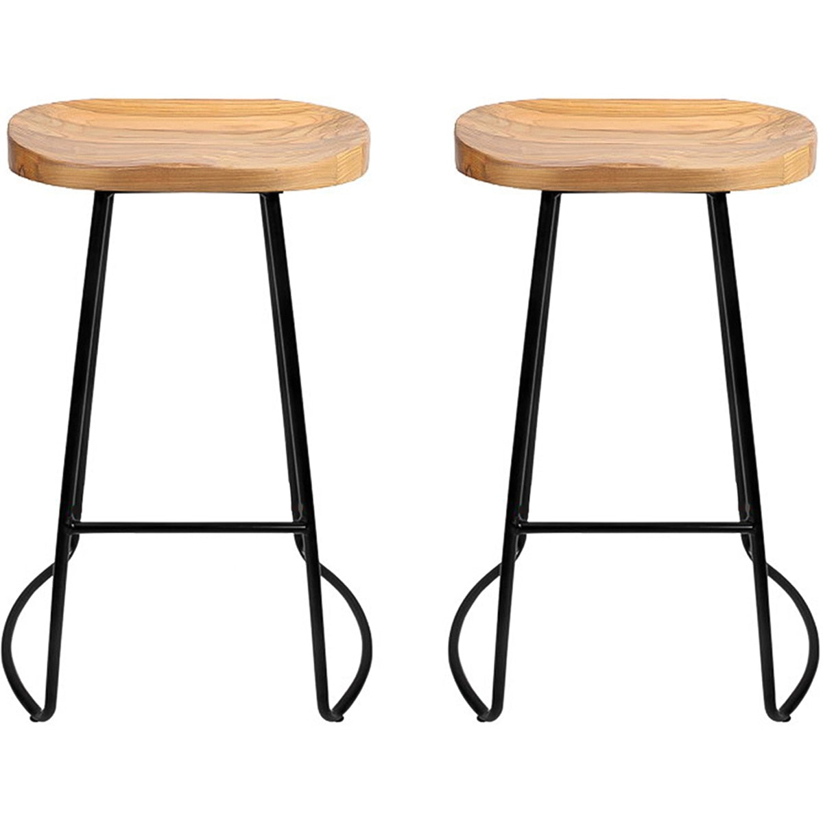 Artiss Vintage Tractor Barstool Retro 2 Pack - SuperSaverAU - view 2