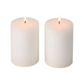 Citronella White Pillar Candle 2 Pack - 10cm - Mosquito Repellent - SuperSaverAU - view 3
