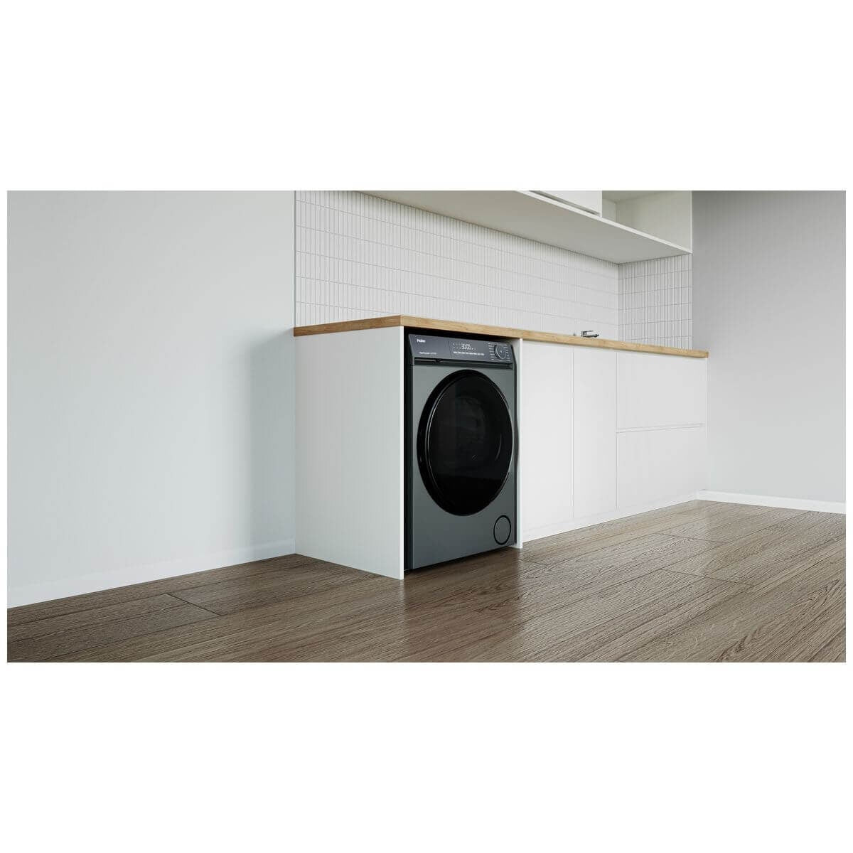 Haier 8kg Heat Pump Dryer - Dark Grey, 8 Star Energy Rating, Allergy Care, Rack Dry - HDHPS80KB1