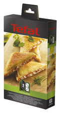 Tefal Snack Collection club sandwich plates - interchangeable, dishwasher-safe, fits SW852 - XA8002