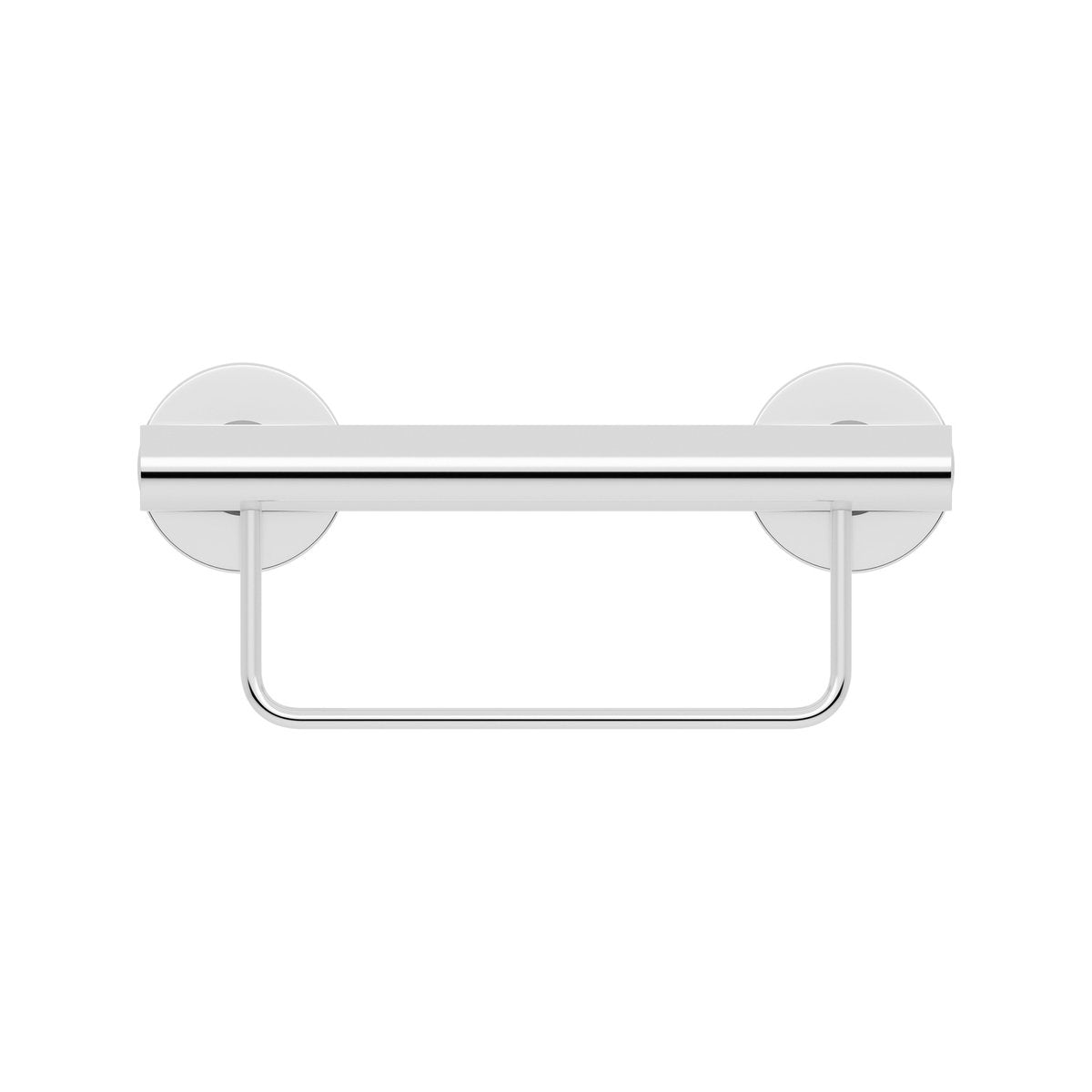 Evekare 300mm Stainless Steel Towel Rail with Grab Rail - 250kg Capacity - SuperSaverAU - view 2