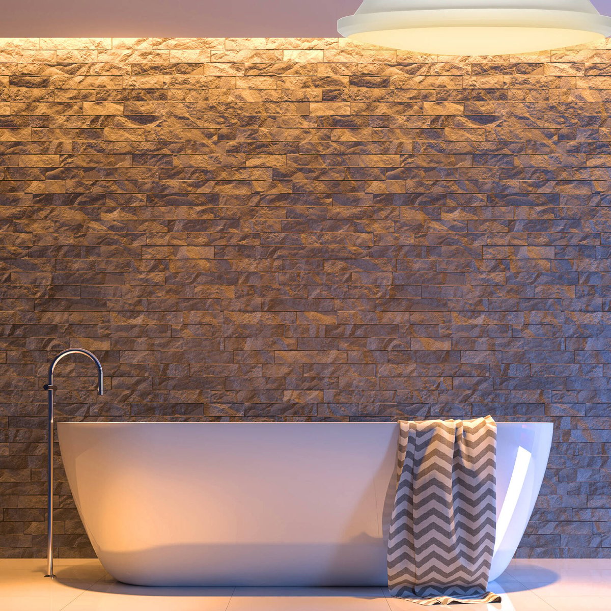 Brilliant 30cm Tri Colour IP54 Kleo Slimline LED Oyster Ceiling Light - 2000 Lumens - White - SuperSaverAU - view 3