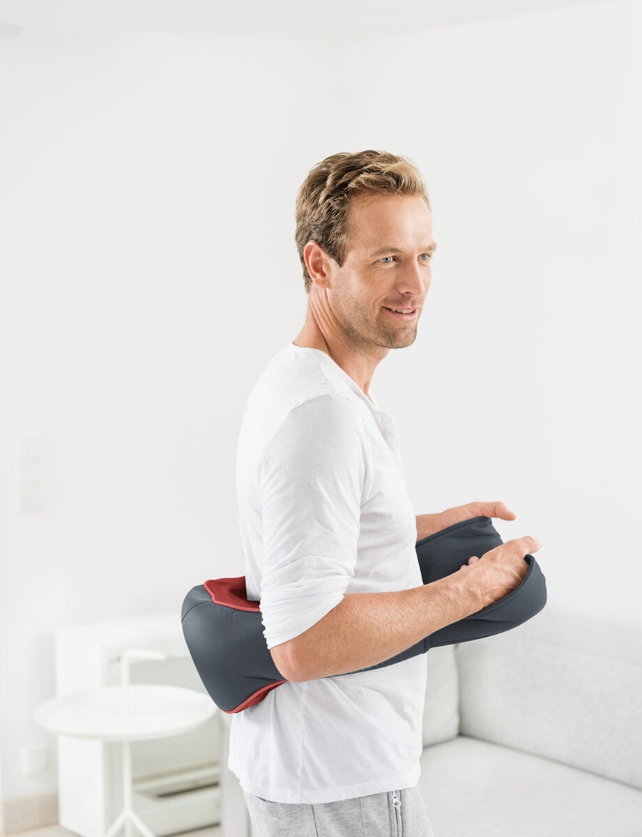Beurer Deluxe 3D Shiatsu Back and Neck Massager - Eight 3D Massage Heads - Heat Function - MG151