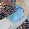 Carinya 100 x 100 x 40 x 6mm Galvanised Steel Reinforcing Angle Bracket - 300kg