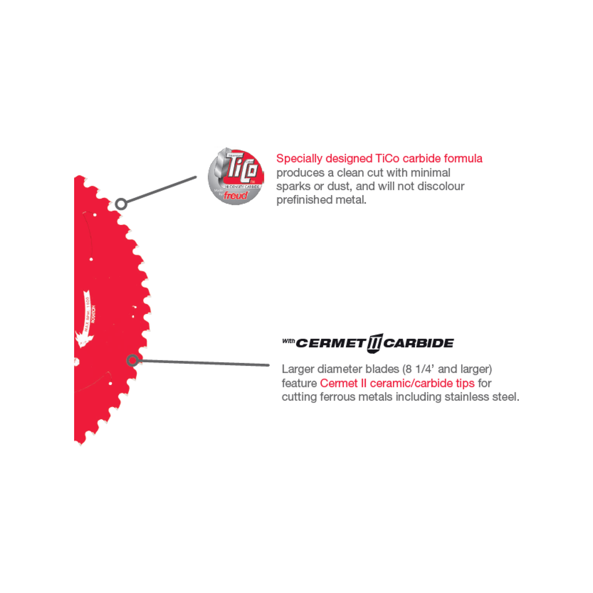Diablo 356mm 72T Steel Demon Saw Blade - Ferrous Metals - Cermet Teeth - SuperSaverAU - view 3