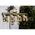 Holman 4 Way Metal Tap Outlet - 4 Outlet - Die Cast Metal - Durable - SuperSaverAU - view 2