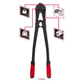 Trojan Bolt Cutters - 600mm - Adjustable Jaw Alignment - Red and Black - SuperSaverAU - view 3