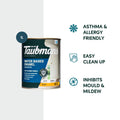 Taubmans 1L White Gloss Water Based Enamel Paint