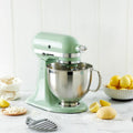 KitchenAid KSM195 Artisan stand mixer - Pistachio, two stainless steel bowls, 10 speeds - 5KSM195PSAPT