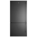 Electrolux 496L bottom mount fridge - left hinged, matte black, 6 star energy rating - EBE5007BD-L