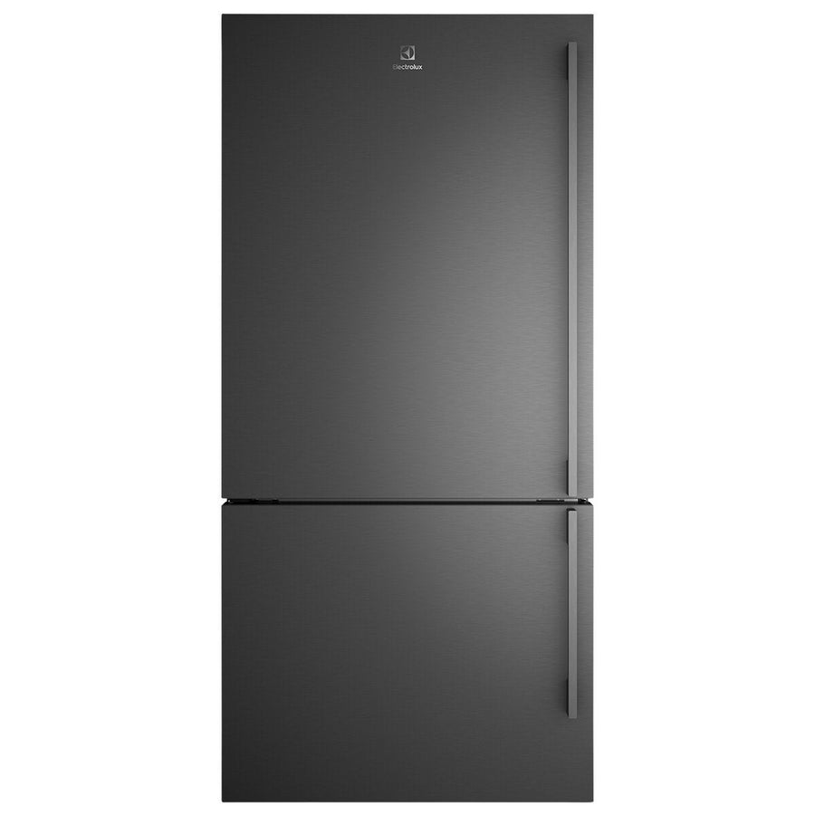 Electrolux 496L bottom mount fridge - left hinged, matte black, 6 star energy rating - EBE5007BD-L