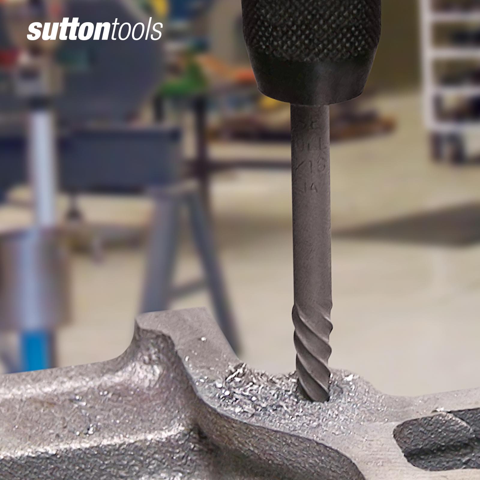 Sutton Tools No.2 Easy Out Extractor Screw Set, Steel, Removes Broken Studs, Bolts & Screws