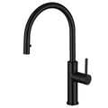 Titan Essentials 405mm Single Bowl Sink and Pull Out Gooseneck Mixer Tap Package - Matte Black - TSBSPK402
