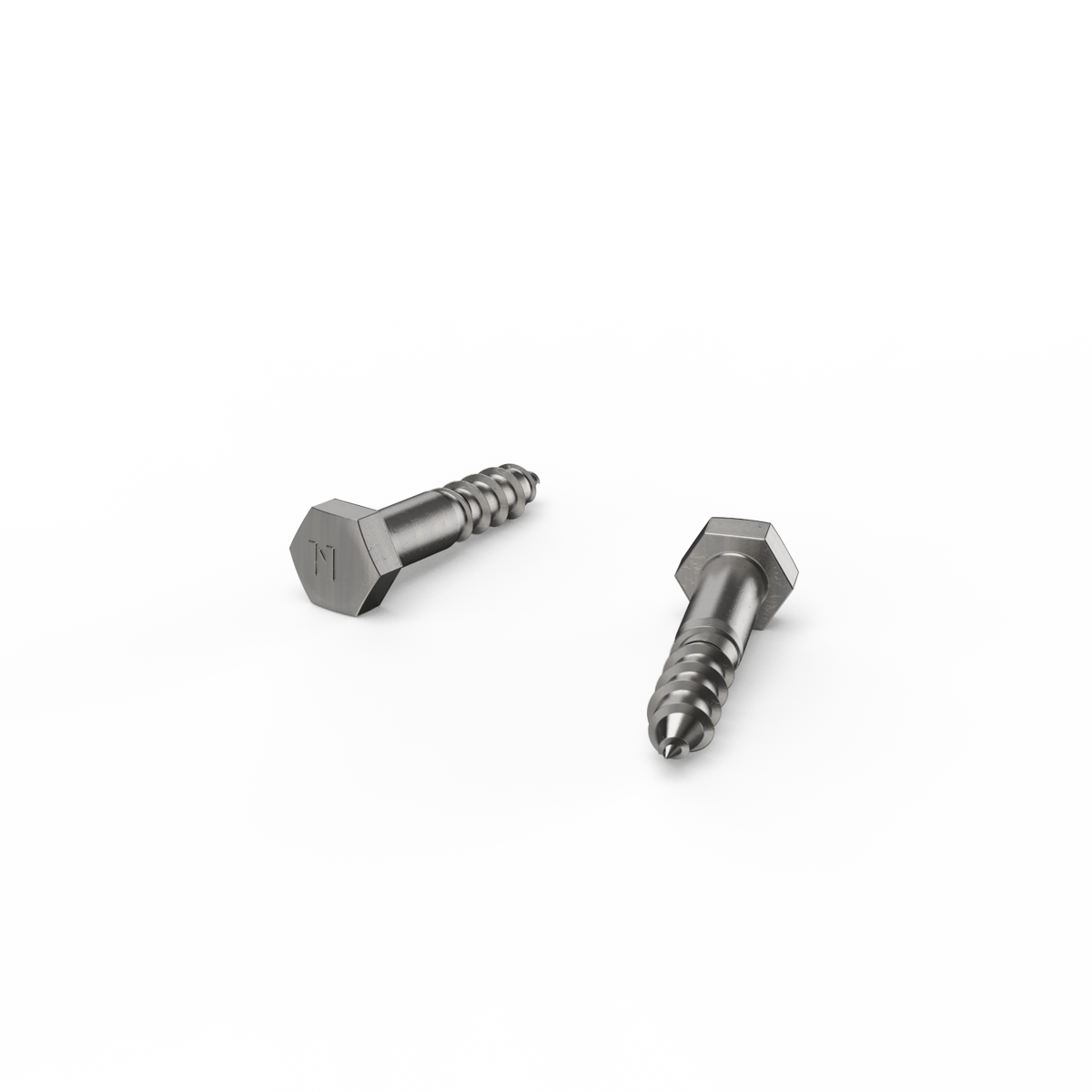 Zenith Hex Head Coach Screws M10 x 50mm Stainless Steel 12 Pack - SuperSaverAU - view 2