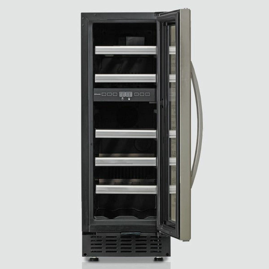 Dometic 17 Bottle Dual Zone Wine Cabinet - Stainless Steel Finish - UV Glass Door - S17G