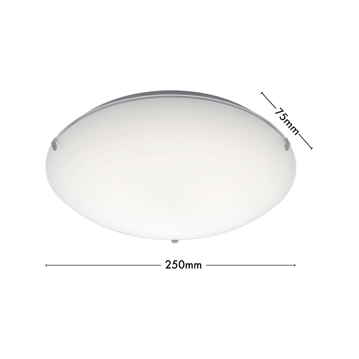 Verve Design 15W Mila LED Ceiling Light 25cm Glass Warm White - SuperSaverAU - view 3