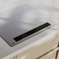 Haier 60cm 500 Series induction cooktop - Flexi Zone, Wi-Fi, hood to hob pairing, grey glass - HCI604FTG4