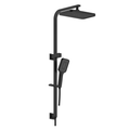Mondella Matte Black Rococo Multifunction Twin Shower 9L/min WELS 3 Star 4 Spray