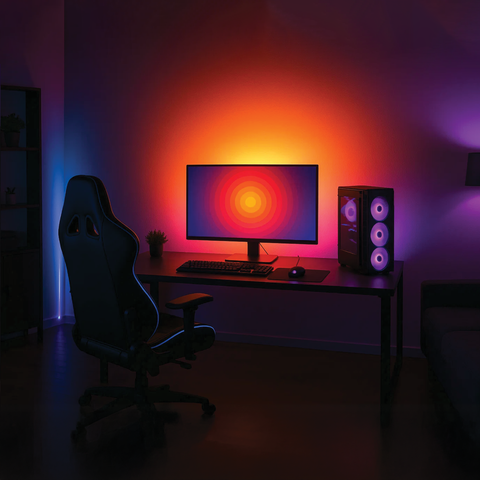 Arlec Grid Connect Smart Single Colour Screen Sync Strip Light Indoor ALP313HA