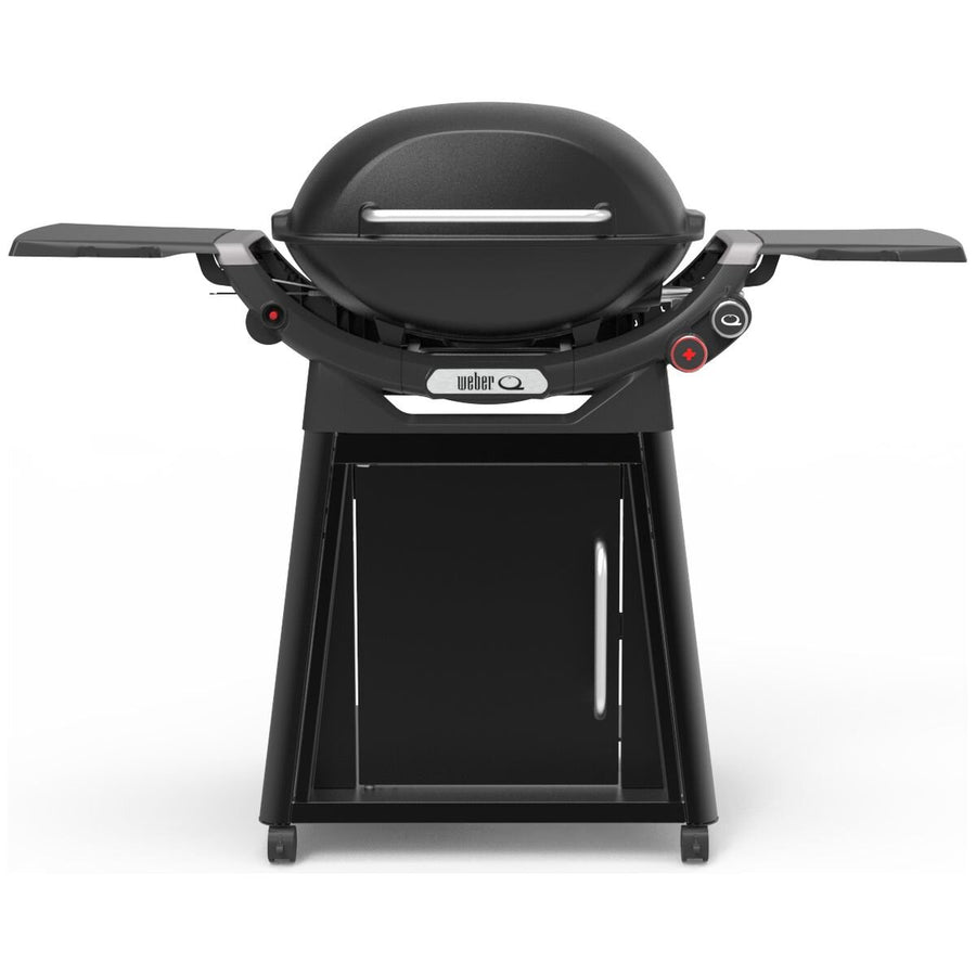 Weber Family Q3100N+ Freestanding Natural Gas BBQ - 2 Burners, Cart Included, Black - 29717024