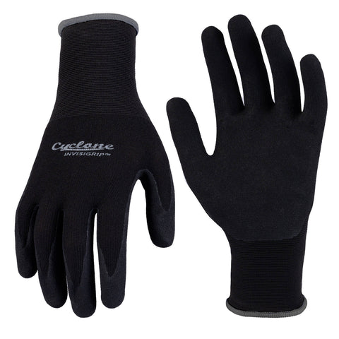 Cyclone Invisigrip Tough Gardening Gloves Large, Nylon, Water Resistant