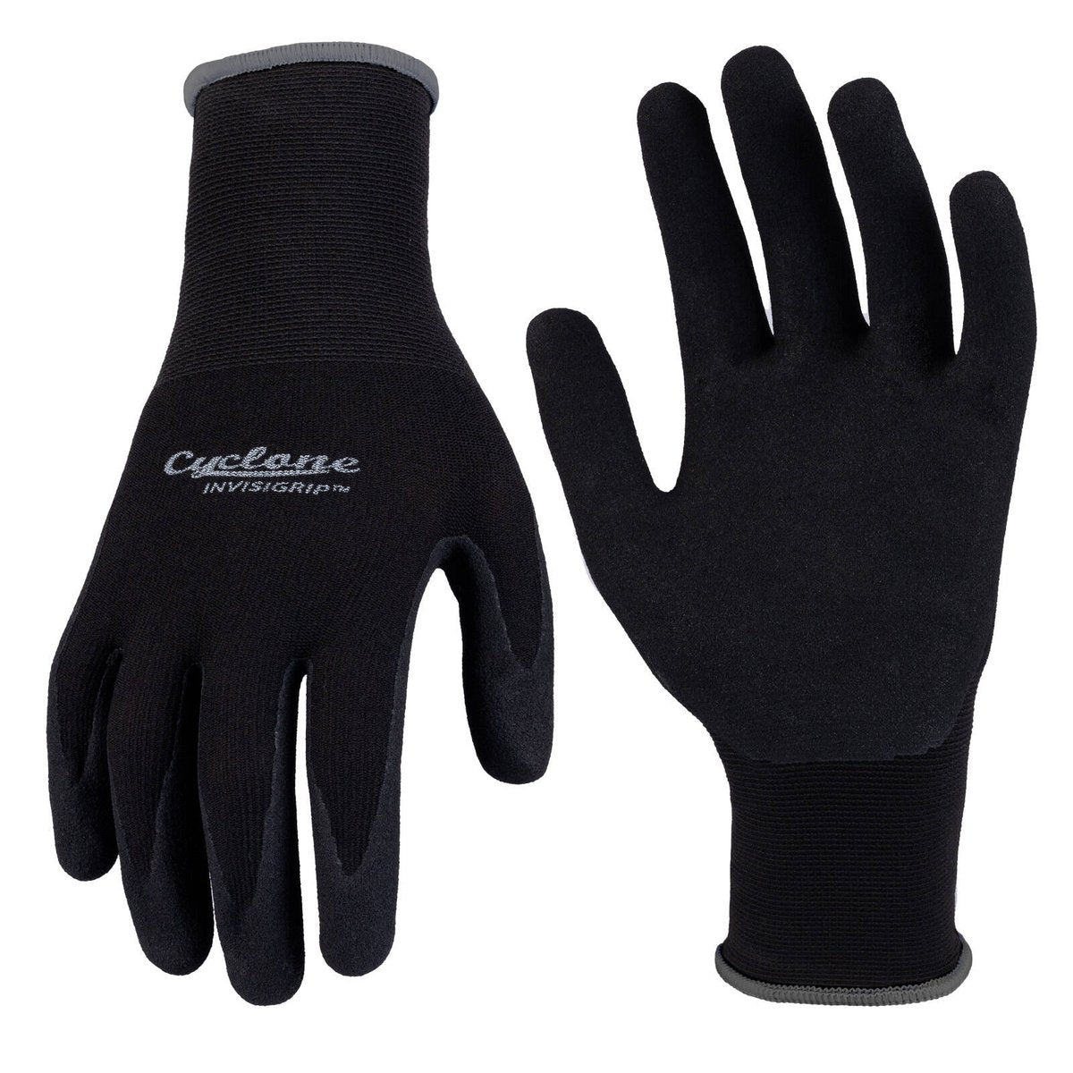 Cyclone Large Invisigrip Tough Gardening Gloves - Nitrile - Water Resistant - Anti-Slip Grip - 135mm x 315mm - SuperSaverAU - view 1