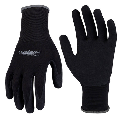 Cyclone Large Invisigrip Tough Gardening Gloves - Nitrile - Water Resistant - Anti-Slip Grip - 135mm x 315mm - SuperSaverAU - view 1