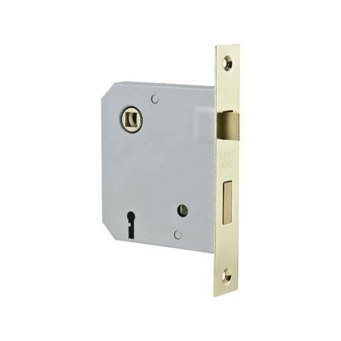Lane Satin Stainless Steel 304 Mortise Entry Lock - 2 Keys Included
