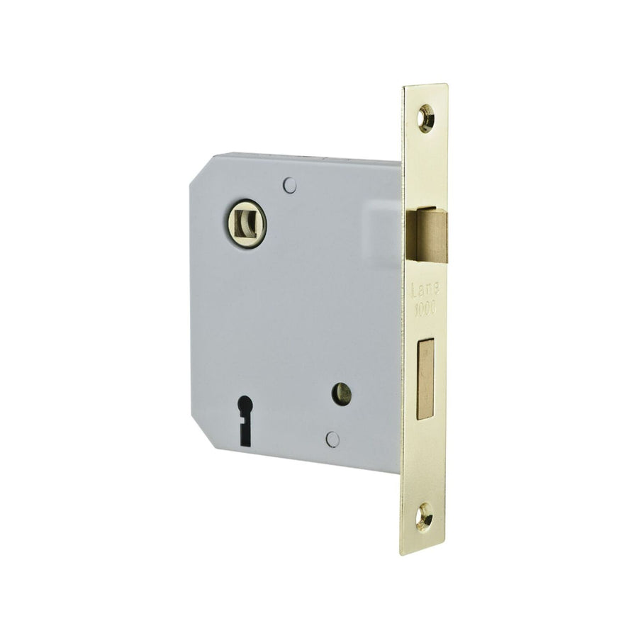 Lane Satin Stainless Steel 304 Mortise Entry Lock - 2 Keys Included