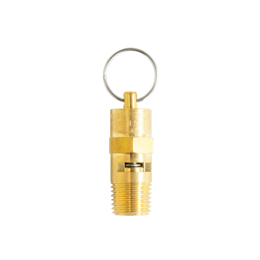JFLEX 1/4" Brass Safety Valve for Air Compressors