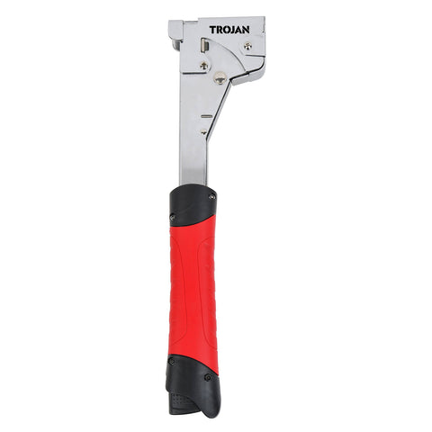 Trojan Heavy Duty Hammer Tacker TJQ70751 All-Steel Flat Staple