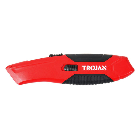 Trojan Auto Retractable Utility Knife with Zinc Alloy Body