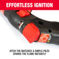 Tradeflame Multi Purpose Power Torch - Stainless Steel and Brass, Multi-Fuel
