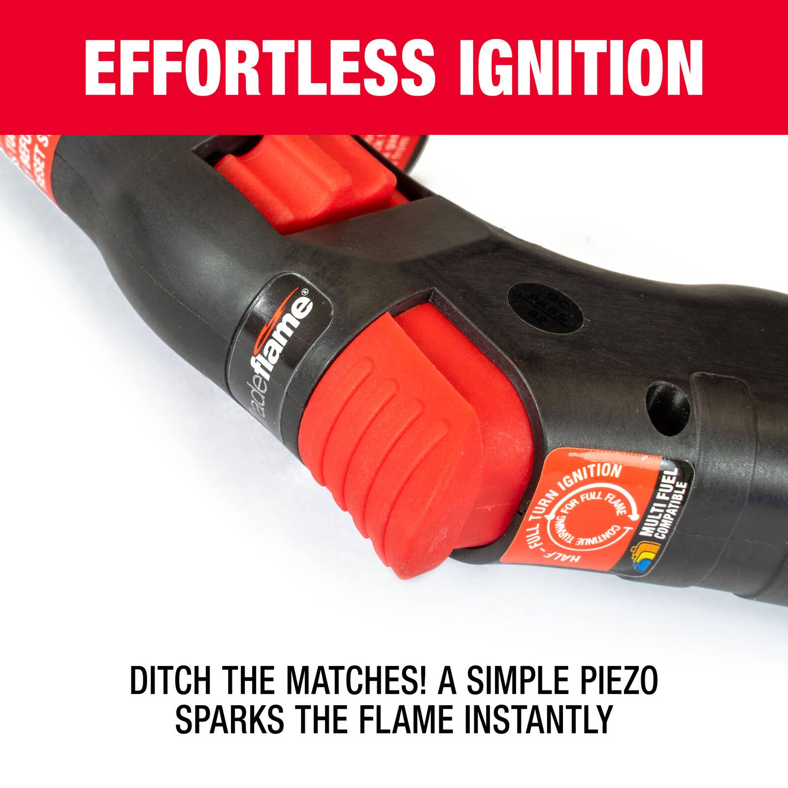Tradeflame Multi Purpose Power Torch - Stainless Steel and Brass, Multi-Fuel