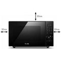 Breville 20L Silhouette Flatbed Compact Microwave - 800W, Black, 8 Auto Menus - LMO420BLK