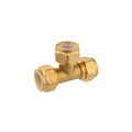 Brasshards 20C x 20C x 20C Lead Free Brass Compression Tee