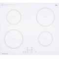 Artusi 60cm White 4 Zone Induction Cooktop - Schott Ceramic Glass, Boost, 99 Minute Timer - CAID6000W