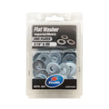 Zenith 5/16" M8 Zinc Plated Round Flat Washer - 50 Pack