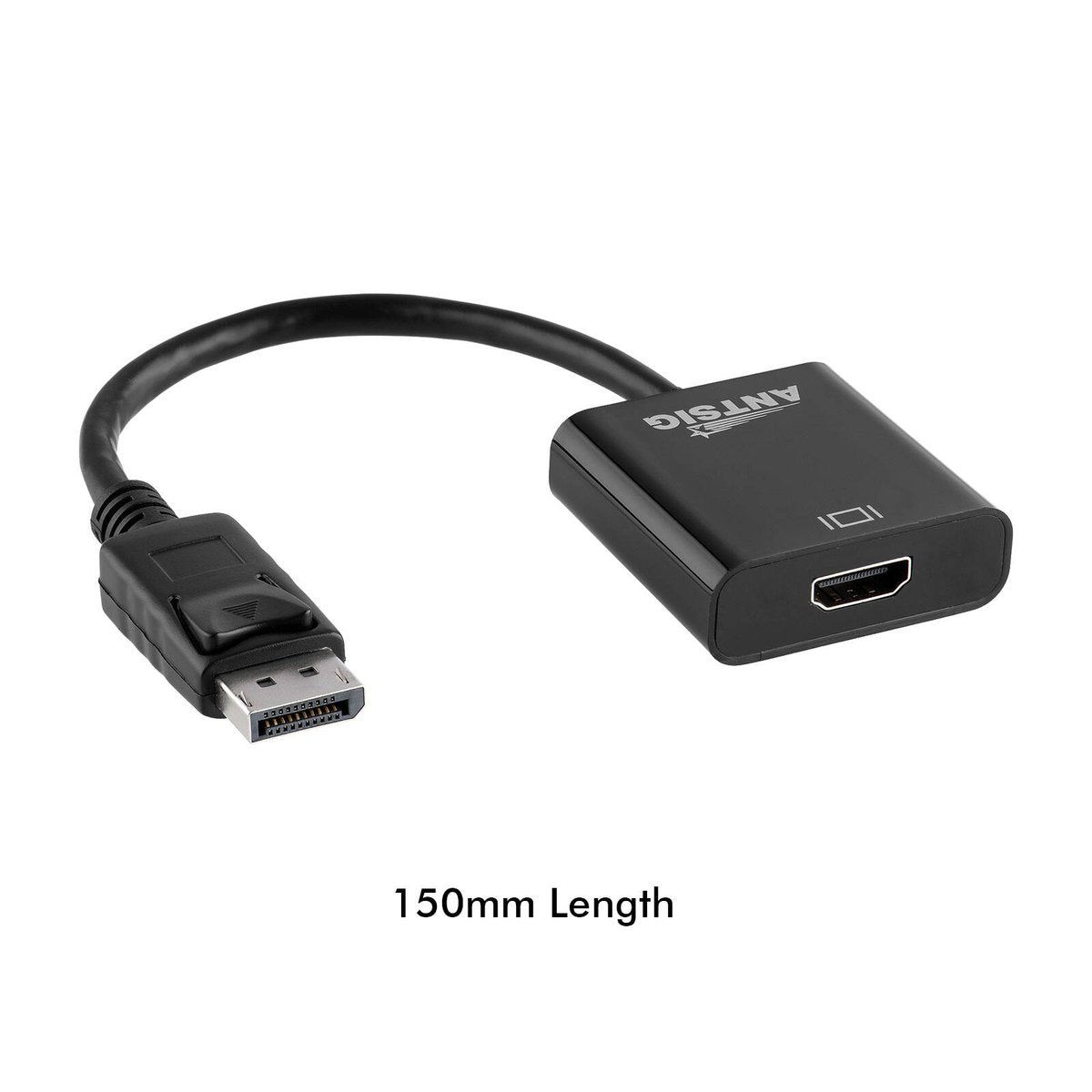 Antsig Display Port to HDMI Adaptor - 1080p - Aluminium - Compact Design - SuperSaverAU - view 3