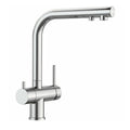 Blanco dual lever tap and filter pack - brushed chrome 3-in-1 mixer with water filter - FONTASBRKIT