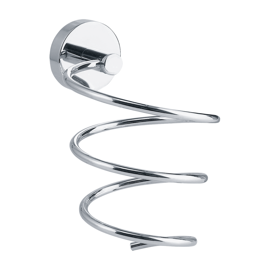 tesa Smooz Chrome Self-Adhesive Hair Dryer Holder