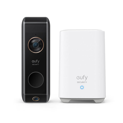 Eufy 2K Dual Camera Video Doorbell with HomeBase 2 Battery Powered