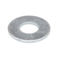 Zenith 3/8" M10 Zinc Plated Round Flat Washer - 50 Pack