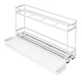 Ezy Storage Forma 2-Tier Pull-Out Drawer White 100 x 500mm